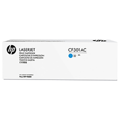HP 827A, (CF301AC) Cyan Original LaserJet Toner Cartridge
